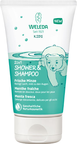 Kids 2in1 Shower &Shampoo frische Minze 150 ml